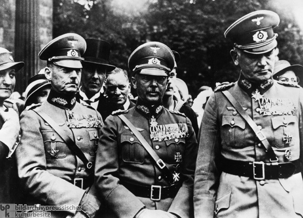 Reichswehr Generals at a Military Parade in Berlin (June 1, 1934)
